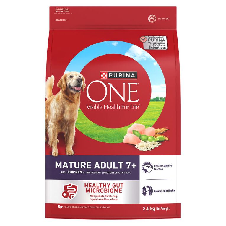PURINA ONE Mature Adult 7+ Dry Dog Food 2.5kg, , hi-res