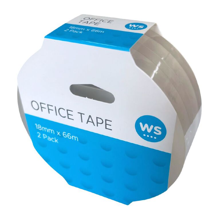 WS Large Core Tape 18mm x 66m 2 Pack, , hi-res