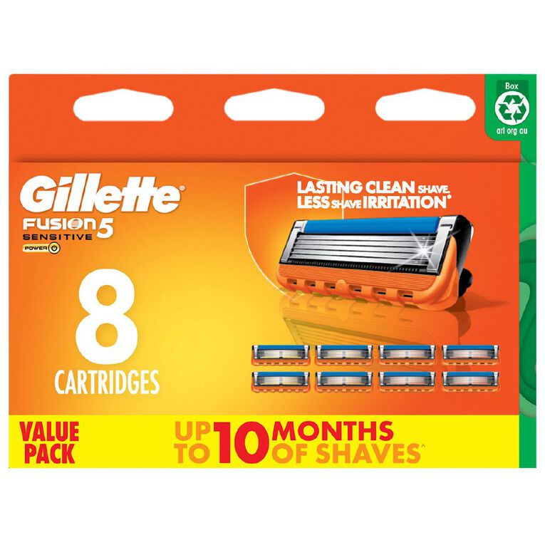 Gillette Fusion Power Blades 8 Pack, , hi-res