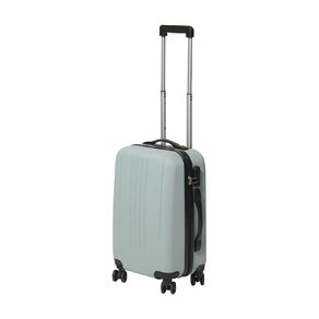 Living & Co 50cm Hard Textured Carry On Suitcase Ice Green