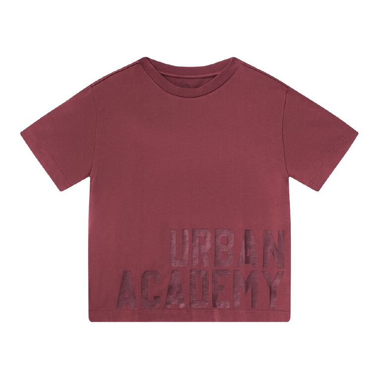 Young Original Short Sleeve Boxy Tee, Brown Mid, hi-res