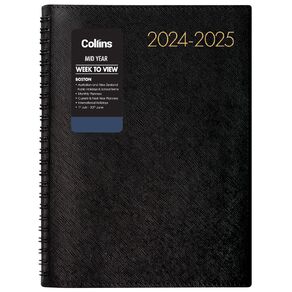 Collins Diary Mid Year Boston A53 Week To View 2026-2027