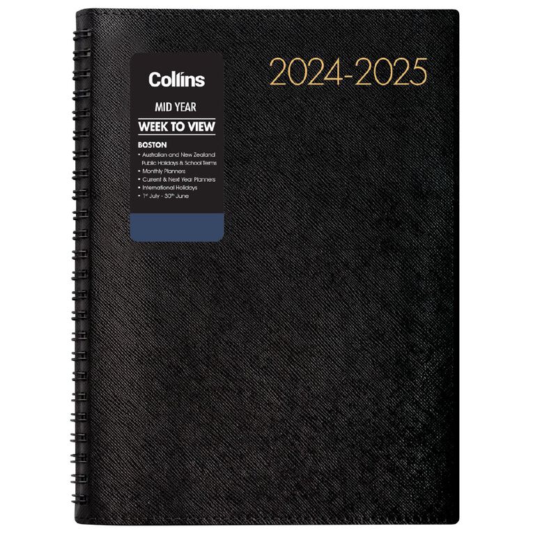 Collins Diary Mid Year Boston A53 Week To View 2026-2027, , hi-res