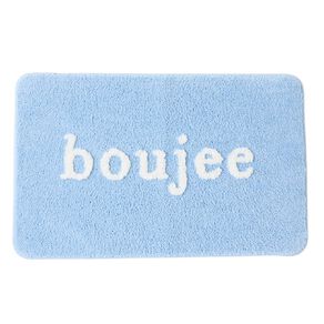 Living & Co Bath Mat Boujee Blue Light 50cm x 80cm