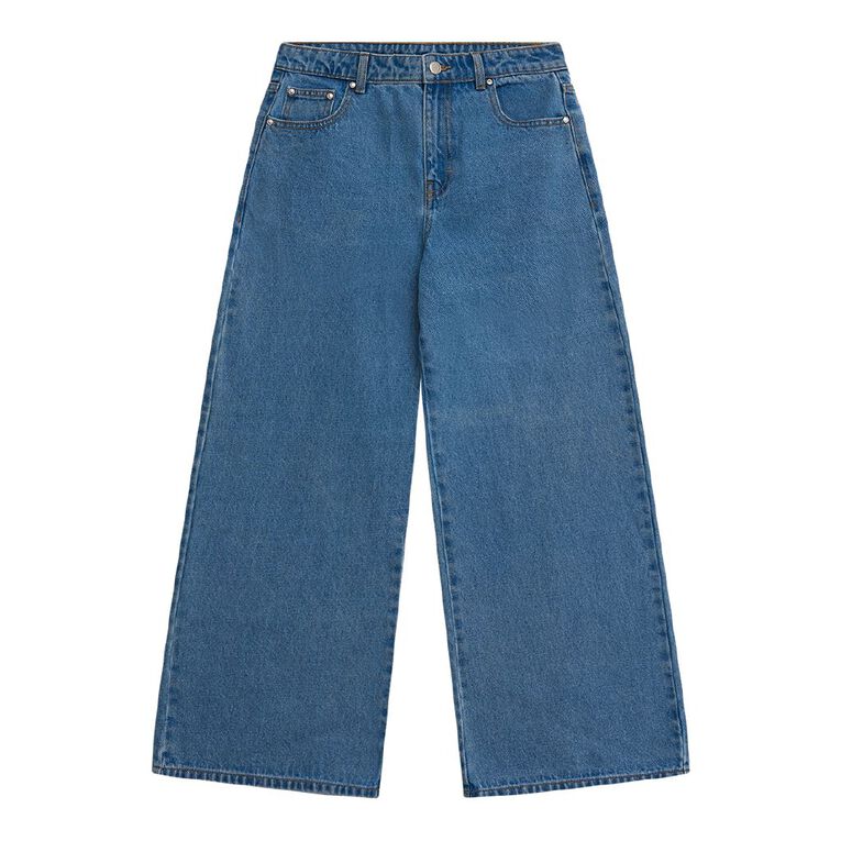 Young Original Wide Leg Jeans, Denim Mid, hi-res