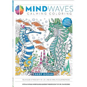 Mindwaves: Calming Colouring Deep Ocean