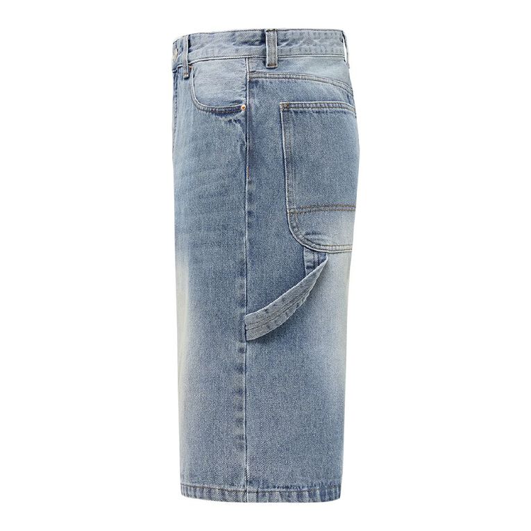 H&H Women's Oversized Jorts, Denim Light, hi-res