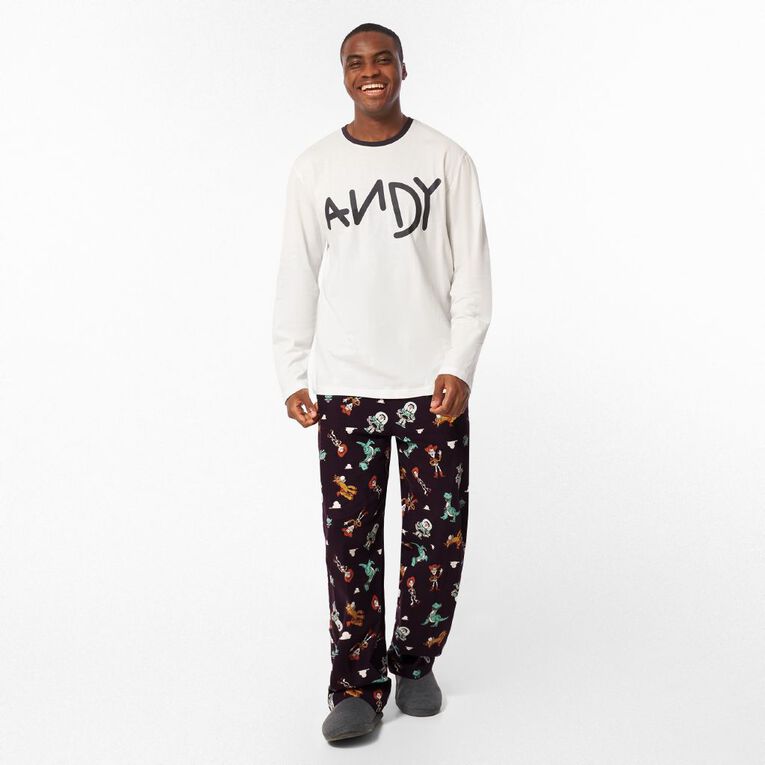 Toy Story Men's Jersey and Flannelette Pyjama Set, Cream, hi-res