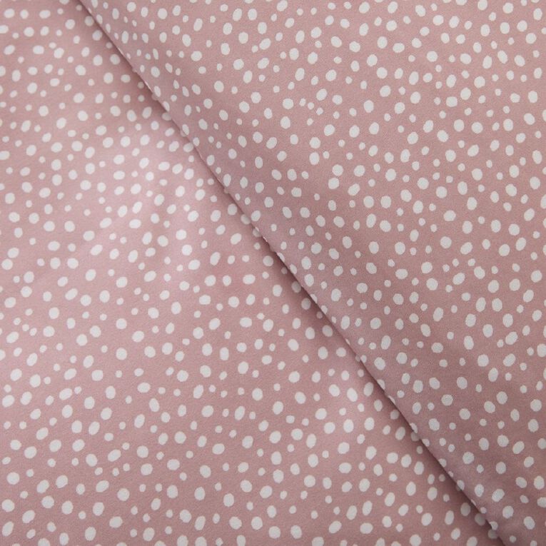 Living & Co Microfibre Duvet Cover Set Dawn Pink Double, , hi-res