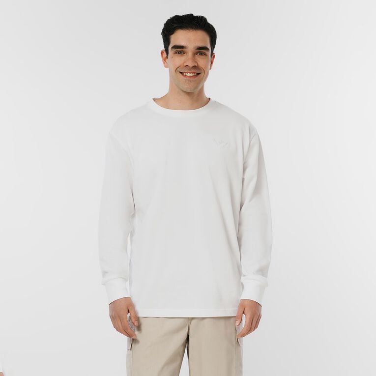 Garage Men's Heavyweight Boxy Tee, White, hi-res