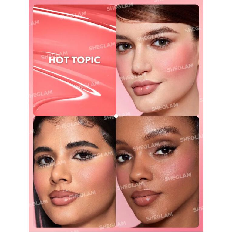 Sheglam Color Bloom Liquid Blush Hot Topic 5.2ml, , hi-res