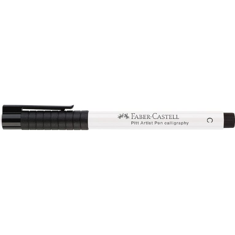 Faber-Castell Pitt Artist Pen Calligraphy White, , hi-res