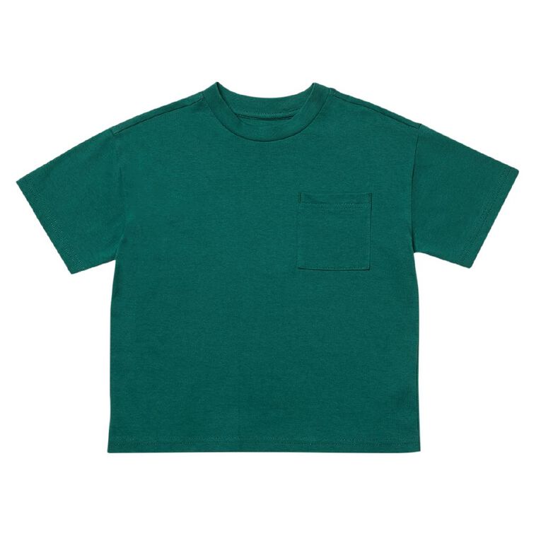 Young Original Short Sleeve Relaxed Pocket Tee, Green Mid, hi-res