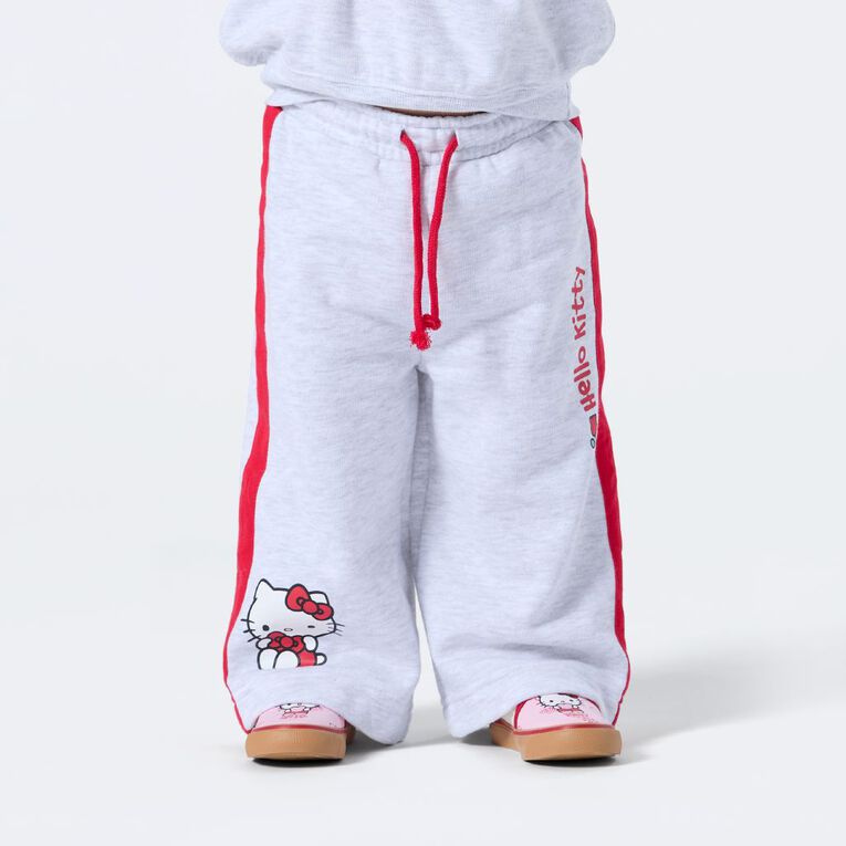 Hello Kitty Toddler Wide Leg Trackpants, Grey Light, hi-res