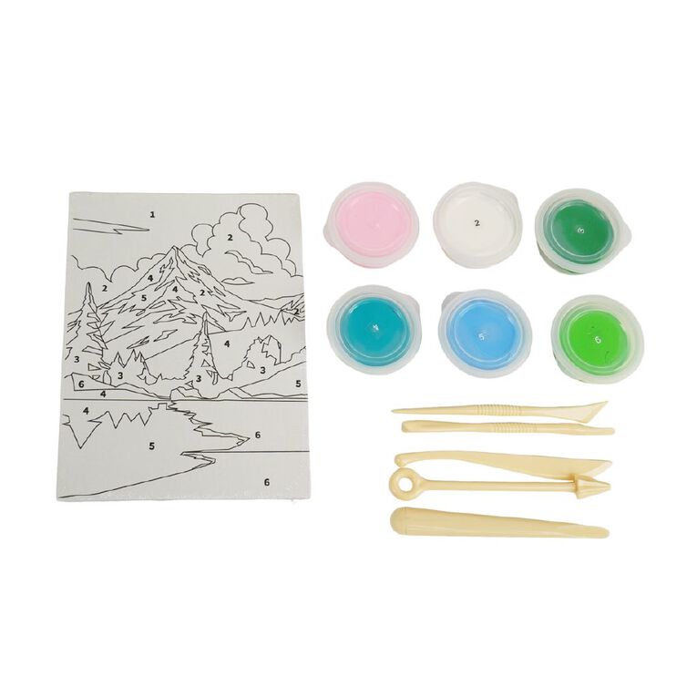 Uniti Craft Kids Clay By Numbers Panel 2, , hi-res