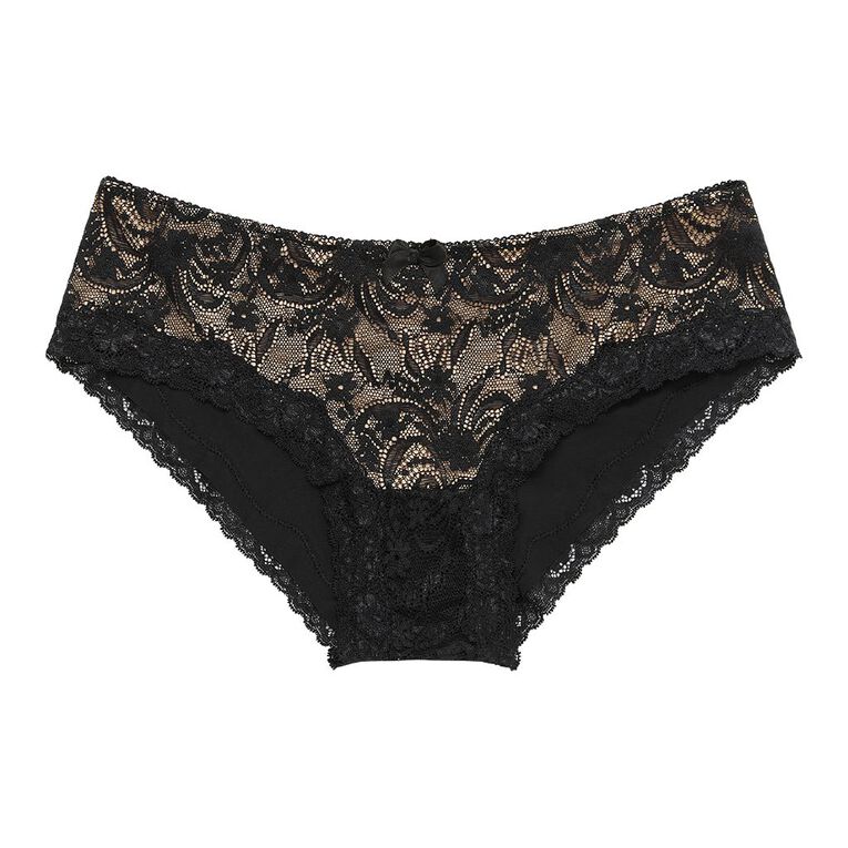 H&H Women's Florence Boyleg Briefs, Black, hi-res