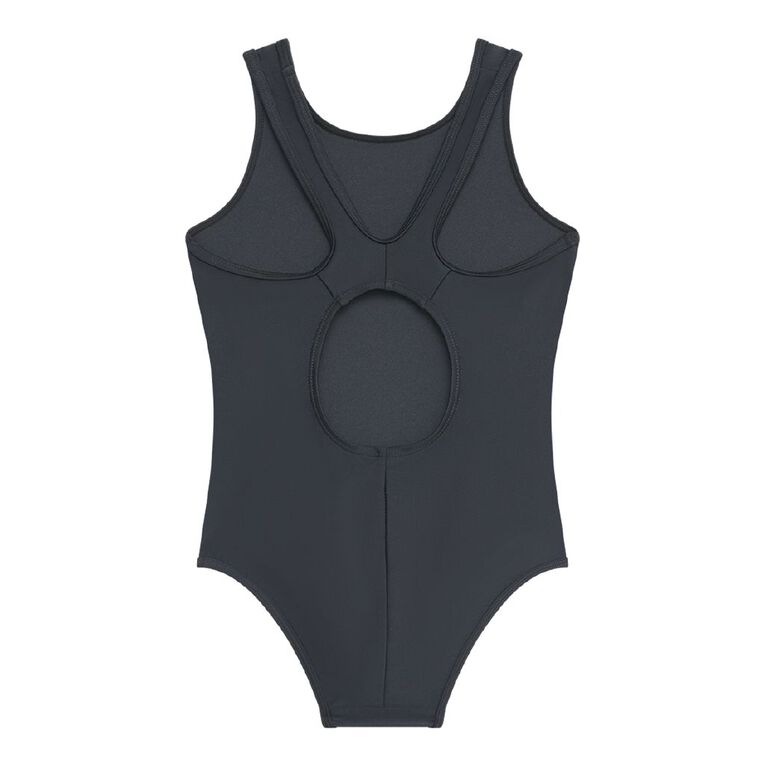 Young Original Plain Swimsuit, Black, hi-res