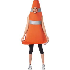 Scarehouse Road Cone Costume Adult One Size