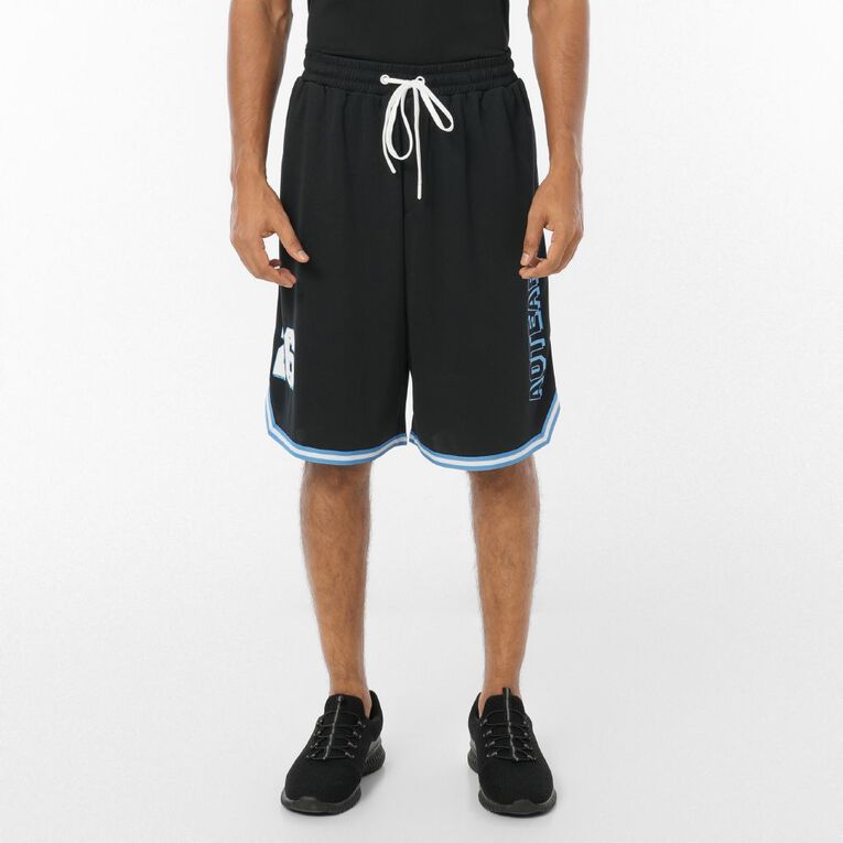 Active Intent Men's Supporter Basketball Shorts, Black, hi-res