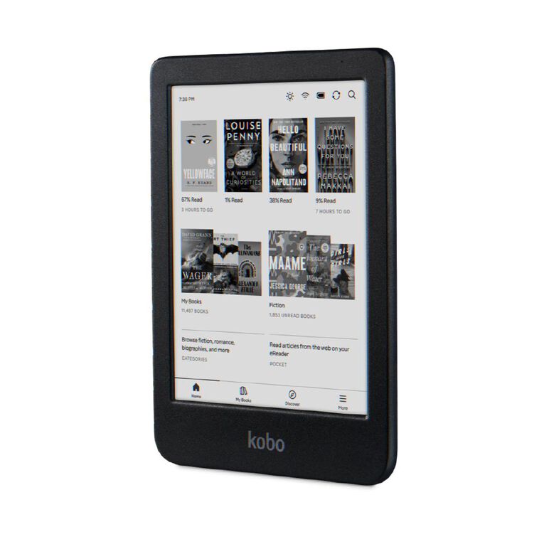 Kobo Clara Black and White Black, , hi-res