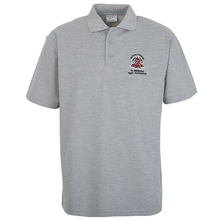 Schooltex Te Kura O Hirangi Polo, Grey Marle, hi-res