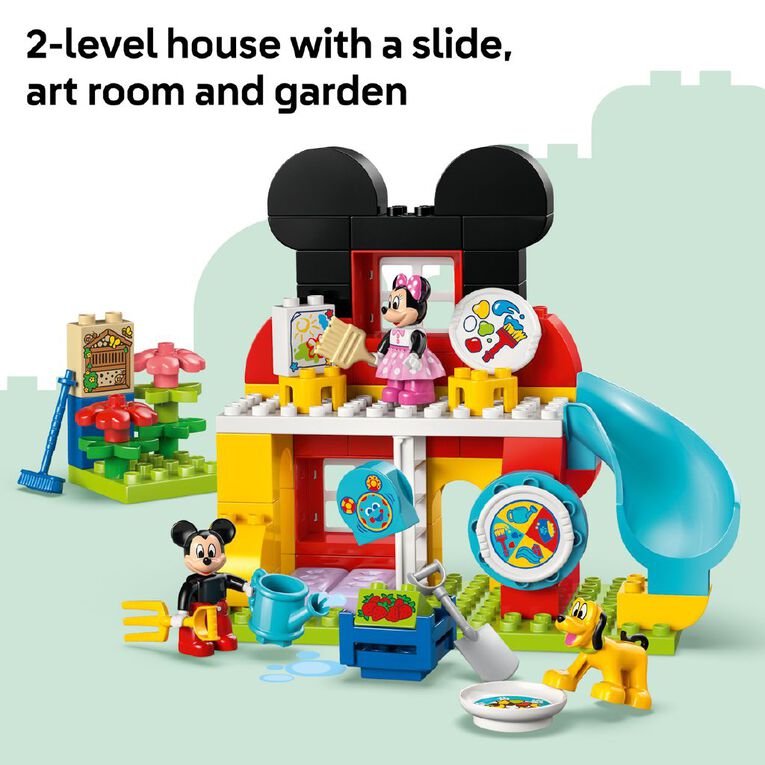 LEGO DUPLO Mickey Mouse Clubhouse with Minnie & Plu 10465, , hi-res