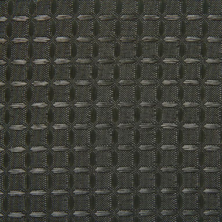 Living & Co Shower Curtain Woven Waffle Green 180cm x 180cm, , hi-res