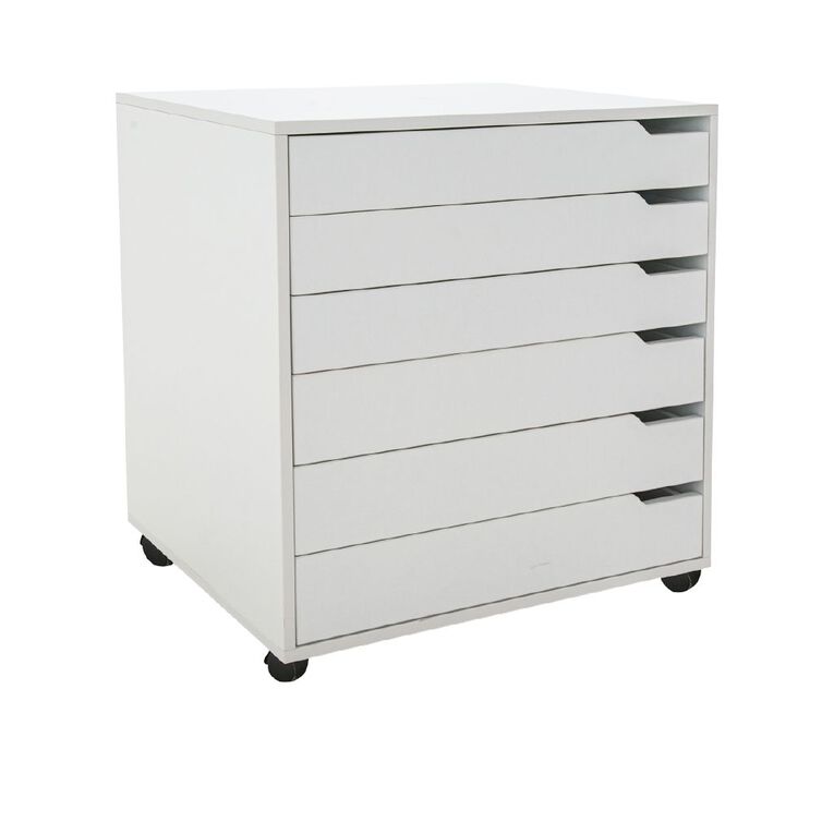 Living & Co Hael Craft Drawers White, , hi-res