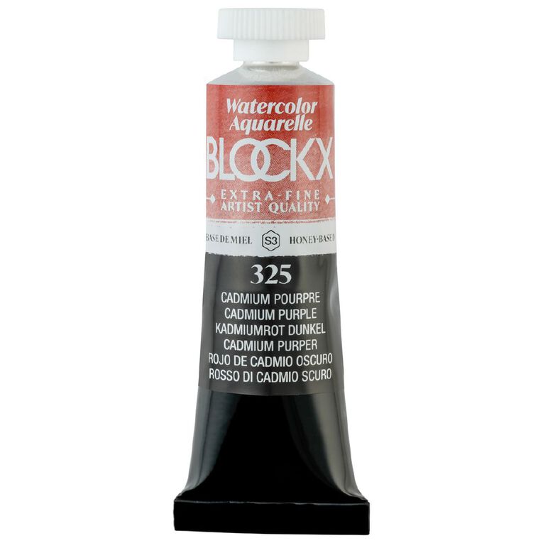 BLOCKX Watercolour Tube 15ml S3 325 Cadmium Purple Purple, , hi-res