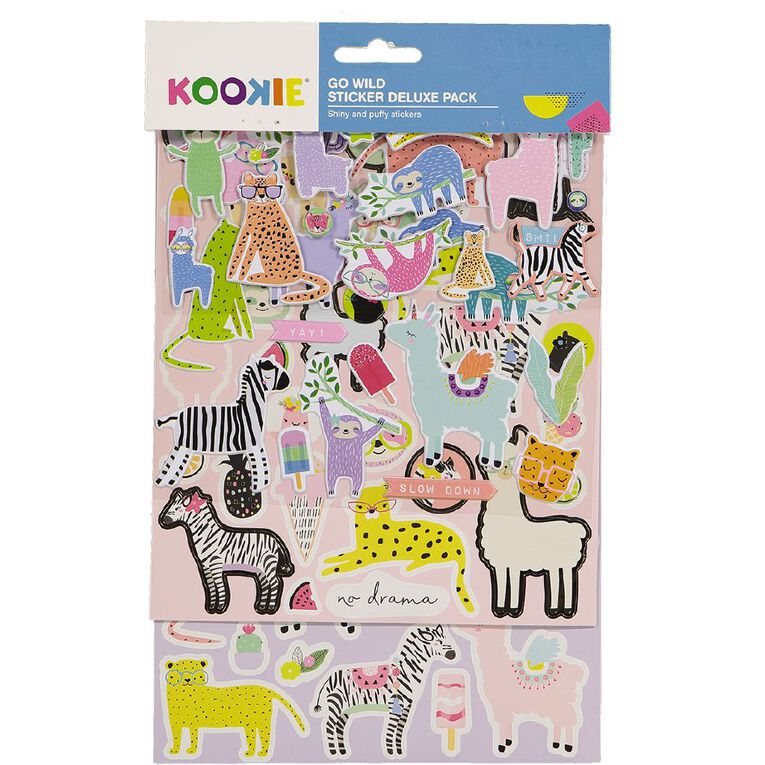 Kookie Sticker Deluxe Pack Go Wild, , hi-res