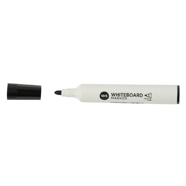 WS Whiteboard Marker Loose Black, , hi-res