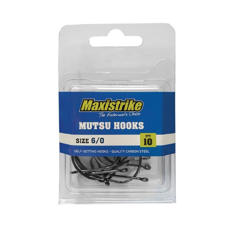 Maxistrike Mutsu Hooks 6/0 10 Pack, , hi-res