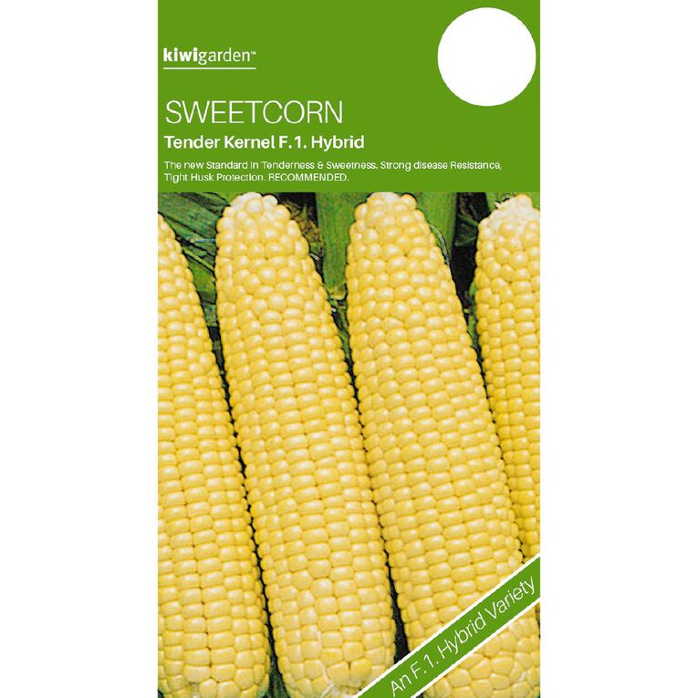 Kiwi Garden Sweetcorn Tender Kernel F1 Hybrid Seeds, , hi-res