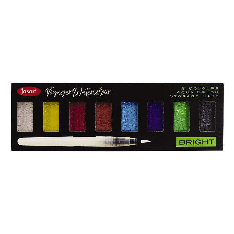 Jasart Voyager Watercolour Metallic Set Bright 8 Piece, , hi-res