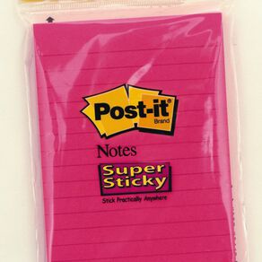Post-It Super Sticky Notes Ultra 102mm x 148mm