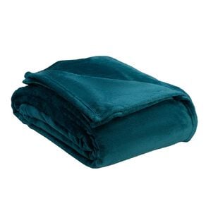 Living & Co Ultra Soft Plush Blanket Green Queen