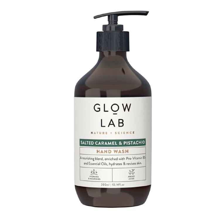 Glow Lab Handwash Salted Caramel And Pistachio Pump 300ml, , hi-res