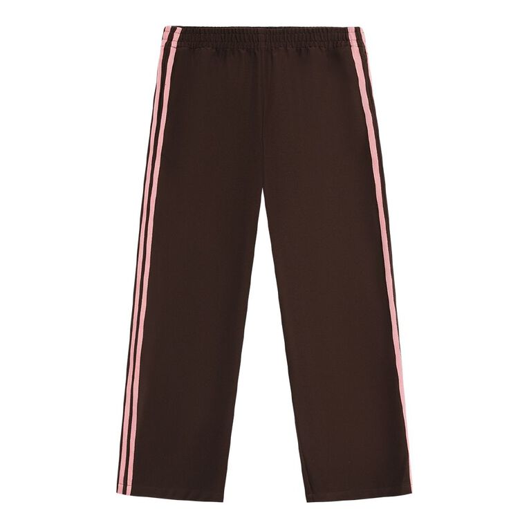 Young Original Woven Side Stripe Pants, Brown Dark, hi-res