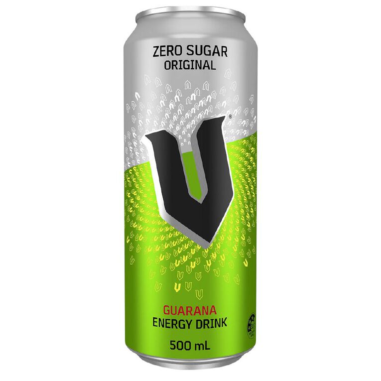 V Zero Sugar Can Green 500ml, , hi-res