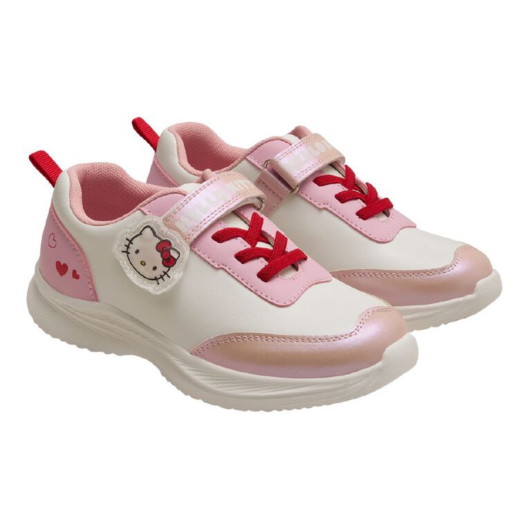 Hello Kitty Senior Kids' Trainers, White, hi-res
