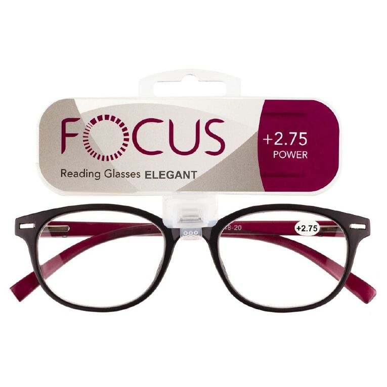Focus Elegant 2.75 Power Reading Glasses The Warehouse