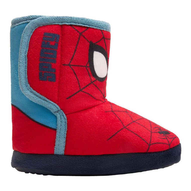 Spider-Man Junior Kids' Slipper Boots, Red, hi-res