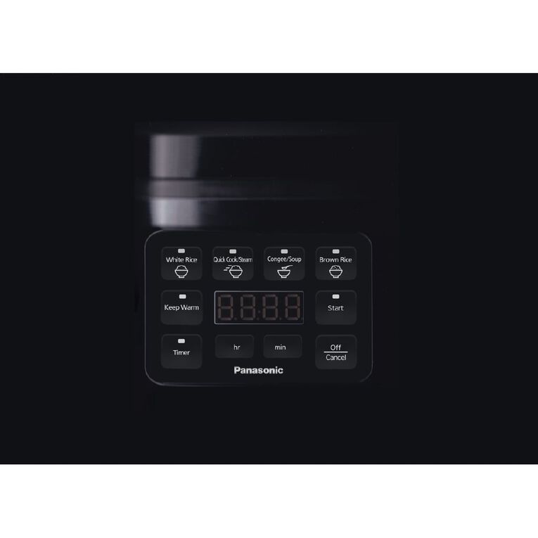Panasonic 1.8L Multicooker 10 Cup Black, , hi-res