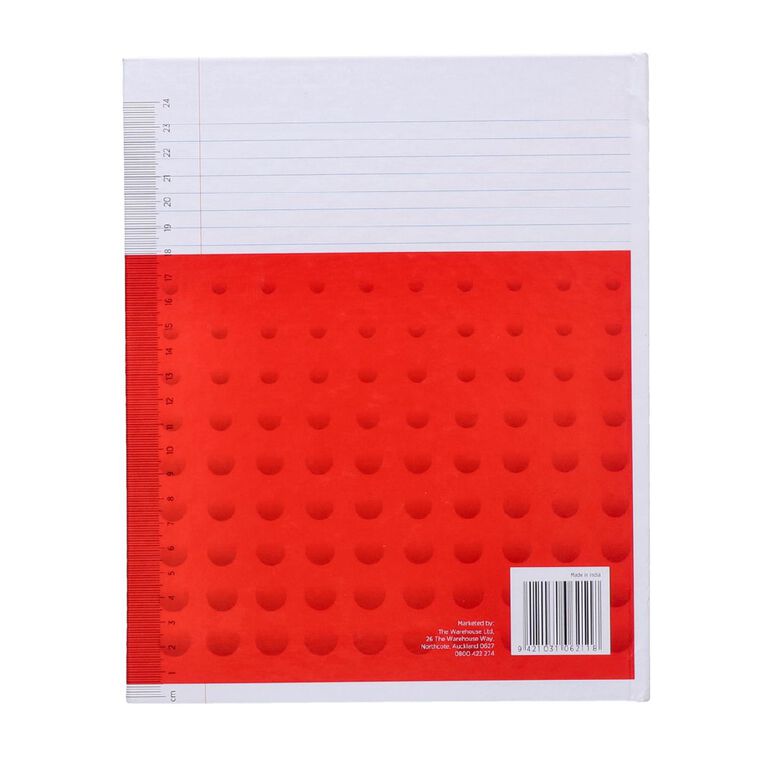 WS Lecture Book 2B5 7mm Ruled Hardcover 94 Leaf Red Mid Red Mid | The ...