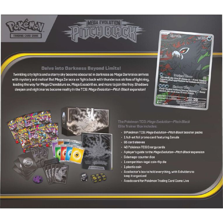 Pokemon ME 5 Pitch Black Elite Trainer Box LIMIT 2 PER CUSTOMER, , hi-res