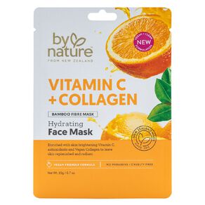 By Nature Vitamin C & Collagen Hydrating Mask 25g