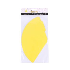 Party Inc Party Hat Yellow 6 Pack