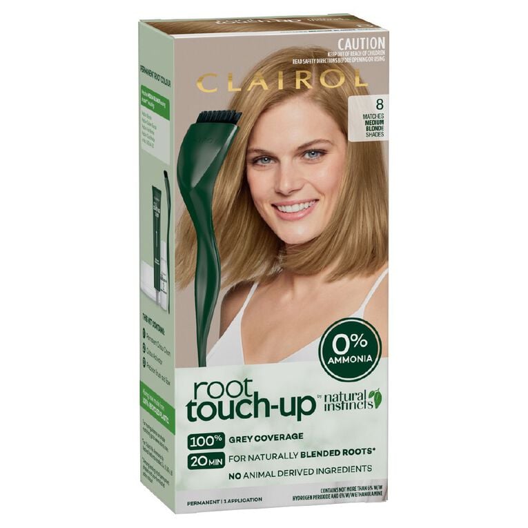 Clairol Root Touch Up Permanent 8 Medium Blonde, , hi-res