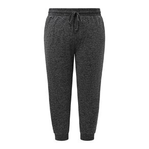 H&H Women's Plus Size Brushed Knit Harem Pants
