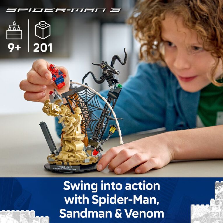 LEGO Marvel Super Heroes Epic Battle Spider Man vs Sandman 76334, , hi-res